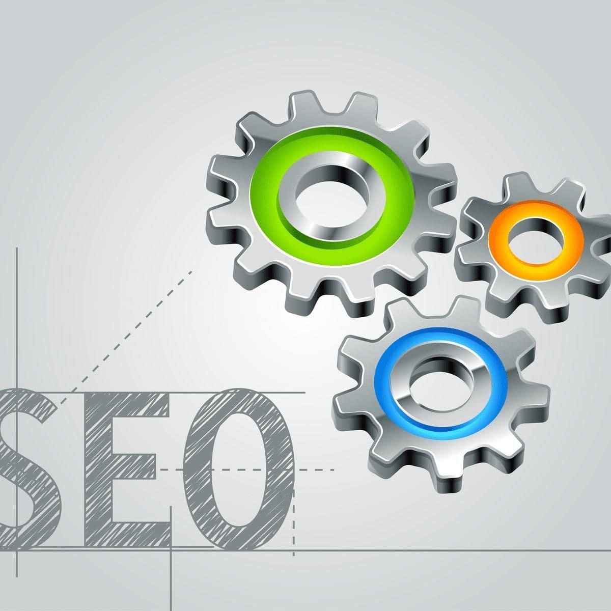 seo gears colorful