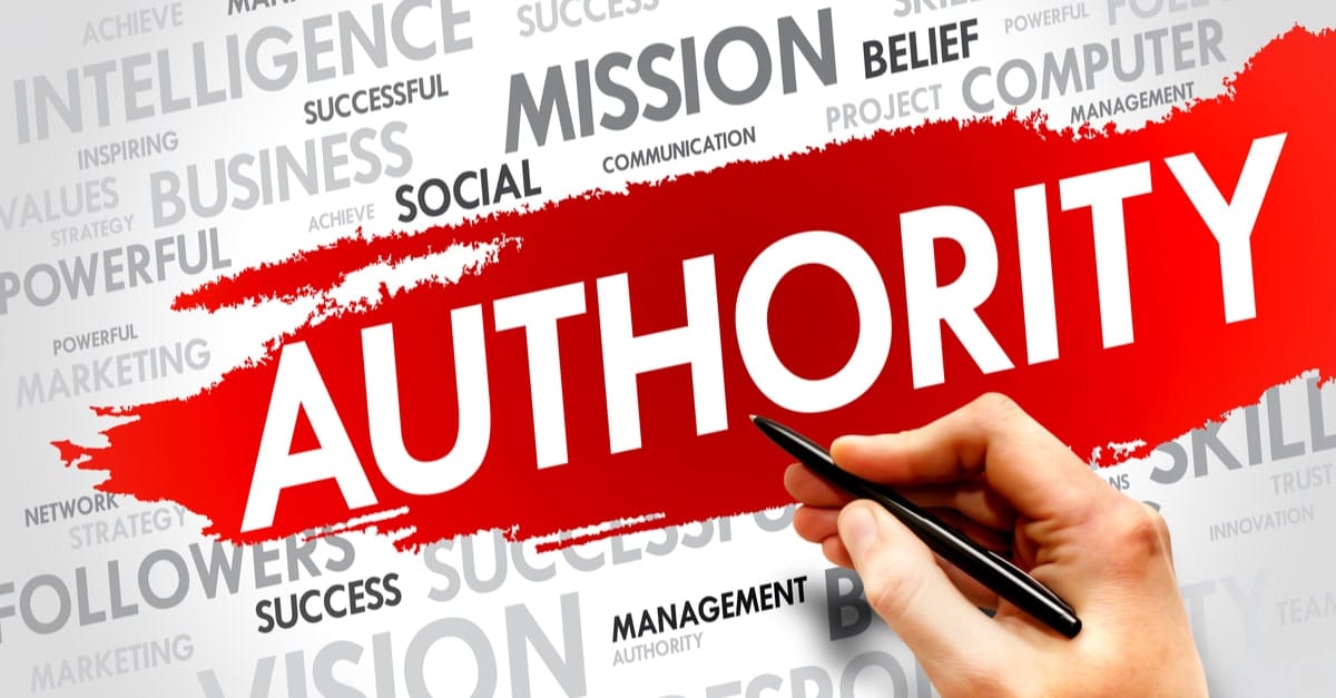 Authority word cloud