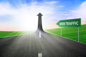 Road turning upwards