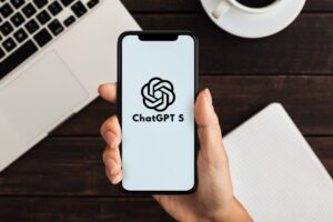 phone with Chat GPT-5 On