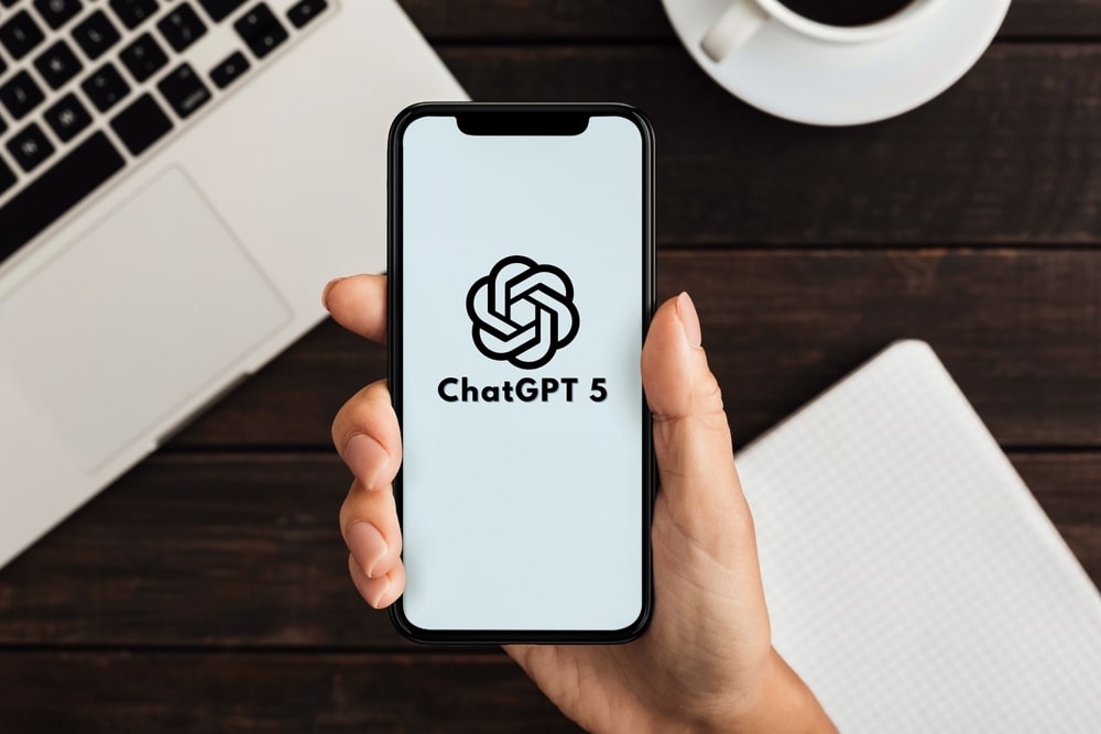 phone with Chat GPT-5 On