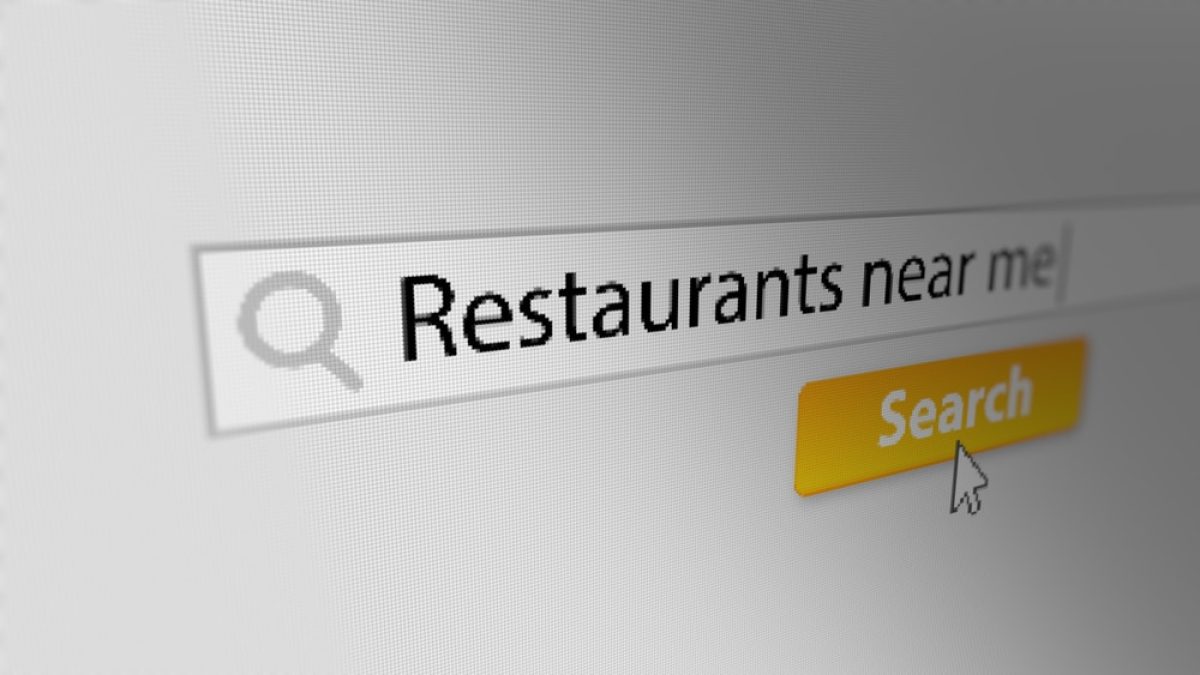 google search bar that shows local seo
