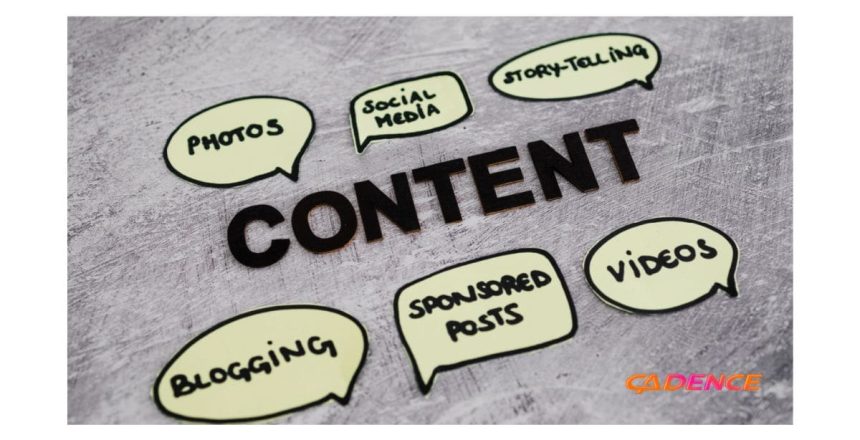Content word cloud for content creation