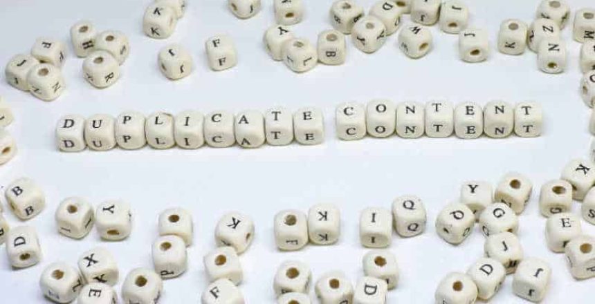 duplicate content and seo